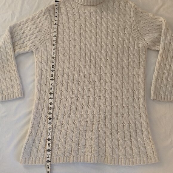 L.L. BEAN Cable Knit Turtleneck Dress Size 3X - Picture 7 of 9